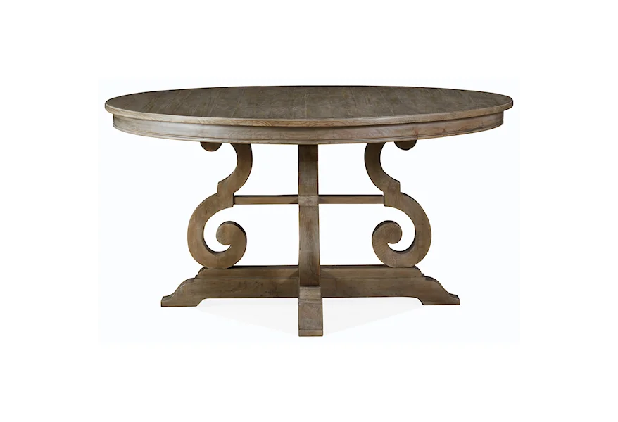 Tinley Park Dining 60" Round Dining Table by Magnussen Home at Esprit Decor Home Furnishings